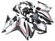 Honda CBR500R Motorrad Verkleidung 2016-2018 - Weiss Rot Matt Schwarz