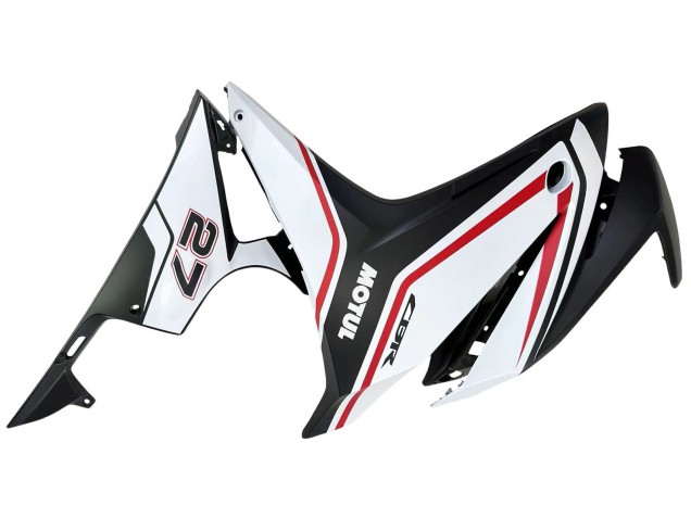 Honda CBR500R Motorrad Verkleidung 2016-2018 - Weiss Rot Matt Schwarz