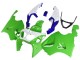 Kawasaki ZX7R Motorrad Verkleidung 1996-2003 - Weiss Grun Blau