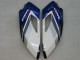 Honda CBR1000RR Motorrad Verkleidung 2004-2005 - Weiss Blau Glanzendes Schwarz Fireblade
