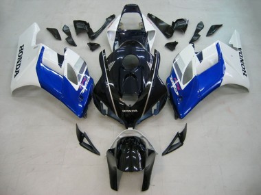 Honda CBR1000RR Motorrad Verkleidung 2004-2005 - Weiss Blau Glanzendes Schwarz Fireblade
