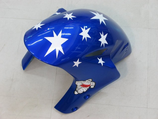 Honda CBR1000RR Motorrad Verkleidung 2004-2005 - Weiss Rot Glanzendes Schwarz Blau Stern