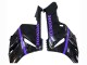 Honda CBR1000RR Motorrad Verkleidung 2004-2005 - Glanzendes Schwarz Lila Streifen