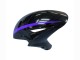Honda CBR1000RR Motorrad Verkleidung 2004-2005 - Glanzendes Schwarz Lila Streifen