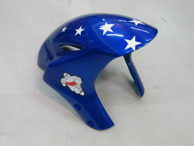 Honda CBR1000RR Motorrad Verkleidung 2004-2005 - Weiss Blau Rot Glanzendes Schwarz Stern EuroBet Lee