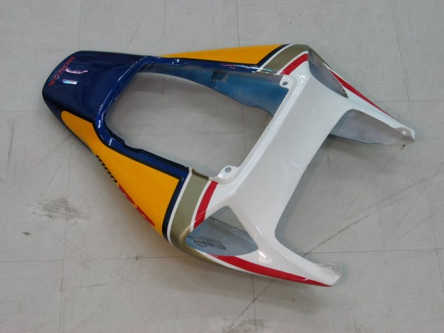 Honda CBR1000RR Motorrad Verkleidung 2004-2005 - Weiss Blau Gold Rothmans