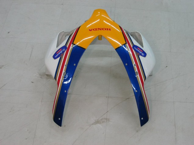 Honda CBR1000RR Motorrad Verkleidung 2004-2005 - Weiss Blau Gold Rothmans