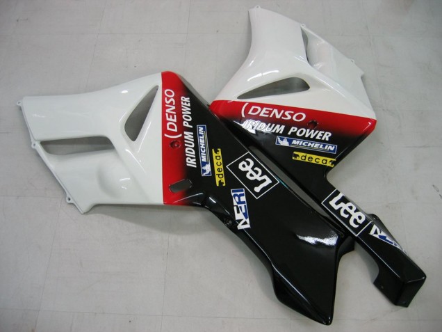 Honda CBR1000RR Motorrad Verkleidung 2004-2005 - Weiss Blau Rot Glanzendes Schwarz Stern Carrera Lee