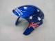 Honda CBR1000RR Motorrad Verkleidung 2004-2005 - Weiss Blau Rot Glanzendes Schwarz Stern Carrera Lee