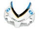 Honda CBR1000RR Motorrad Verkleidung 2004-2005 - Weiss Hellblau Gelb Schwarz Konica Minolta