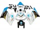 Honda CBR1000RR Motorrad Verkleidung 2004-2005 - Weiss Hellblau Gelb Schwarz Konica Minolta