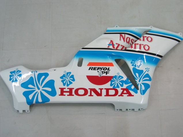 Honda CBR1000RR Motorrad Verkleidung 2004-2005 - Weiss Blau Schnee Nastro Azzurro 46