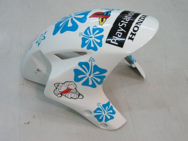 Honda CBR1000RR Motorrad Verkleidung 2004-2005 - Weiss Blau Schnee Nastro Azzurro 46