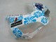 Honda CBR1000RR Motorrad Verkleidung 2004-2005 - Weiss Blau Schnee Nastro Azzurro 46