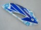 Honda CBR1000RR Motorrad Verkleidung 2004-2005 - Weiss Blau Schnee Nastro Azzurro 46