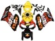 Honda CBR1000RR Motorrad Verkleidung 2004-2005 - Gelb Orange Glanzendes Schwarz Repsol Rossi 46