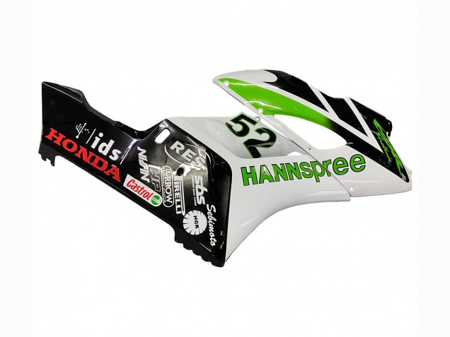 Honda CBR1000RR Motorrad Verkleidung 2004-2005 - Weiss Grun Glanzendes Schwarz Hannspree 52