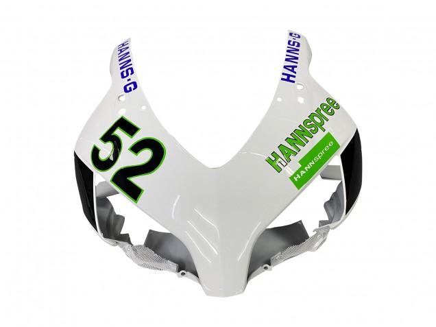Honda CBR1000RR Motorrad Verkleidung 2004-2005 - Weiss Grun Glanzendes Schwarz Hannspree 52