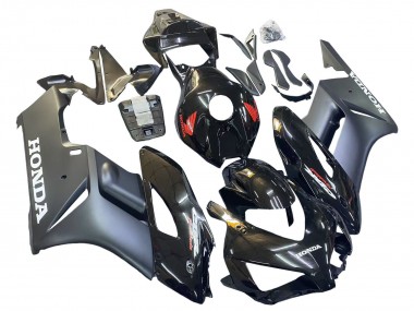 Honda CBR1000RR Motorrad Verkleidung 2004-2005 - Glanzendes Schwarz Matt Grau Rot Fireblade