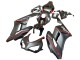 Honda CBR1000RR Motorrad Verkleidung 2004-2005 - Glanzendes Schwarz Glanzendes Grau Rot Streifen