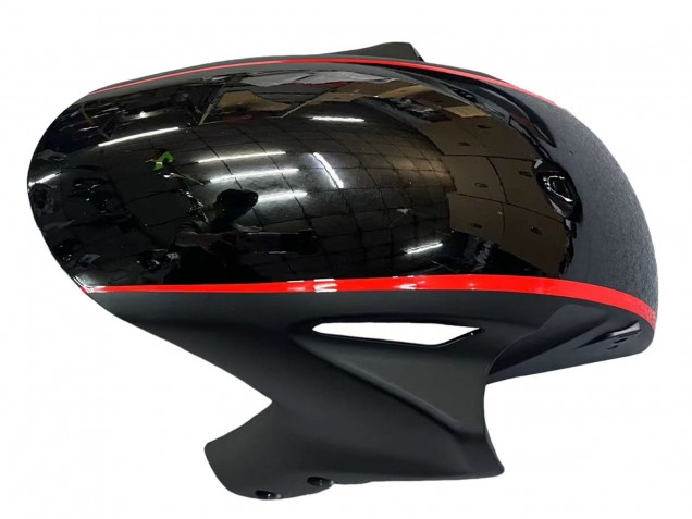 Honda CBR1000RR Motorrad Verkleidung 2004-2005 - Glanzendes Schwarz Glanzendes Grau Rot Streifen