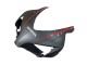 Honda CBR1000RR Motorrad Verkleidung 2004-2005 - Glanzendes Schwarz Glanzendes Grau Rot Streifen
