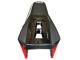 Honda CBR1000RR Motorrad Verkleidung 2004-2005 - Glanzendes Schwarz Glanzendes Grau Rot Streifen