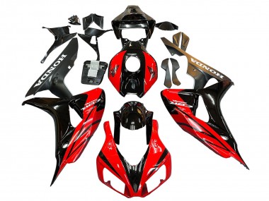 Honda CBR1000RR Motorrad Verkleidung 2006-2007 - Blau Glanzendes Schwarz