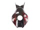 Honda CBR1000RR Motorrad Verkleidung 2006-2007 - Glanzendes Schwarz Rot Flamme