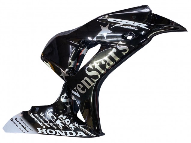 Honda CBR1000RR Motorrad Verkleidung 2006-2007 - Glanzendes Schwarz Gold SevenStars