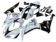 Honda CBR1000RR Motorrad Verkleidung 2006-2007 - Weiss Glanzendes Schwarz Pramac
