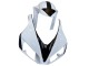 Honda CBR1000RR Motorrad Verkleidung 2006-2007 - Weiss Glanzendes Schwarz Pramac