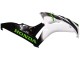 Honda CBR1000RR Motorrad Verkleidung 2006-2007 - Weiss Grun Glanzendes Schwarz