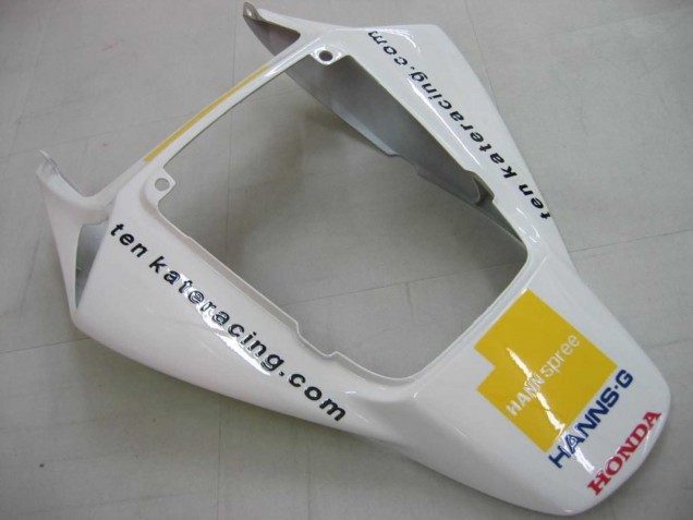 Honda CBR1000RR Motorrad Verkleidung 2006-2007 - Weiss Grun Glanzendes Schwarz Hannspree 52