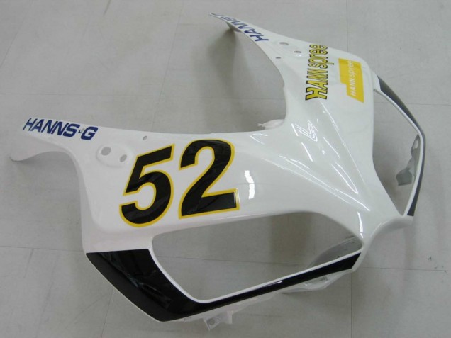Honda CBR1000RR Motorrad Verkleidung 2006-2007 - Weiss Grun Glanzendes Schwarz Hannspree 52