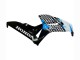 Honda CBR1000RR Motorrad Verkleidung 2006-2007 - Weiss Blau Glanzendes Schwarz