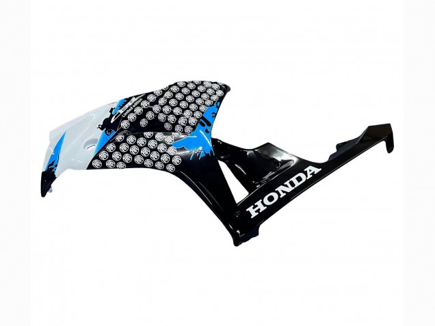 Honda CBR1000RR Motorrad Verkleidung 2006-2007 - Weiss Blau Glanzendes Schwarz