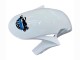 Honda CBR1000RR Motorrad Verkleidung 2006-2007 - Weiss Blau Glanzendes Schwarz