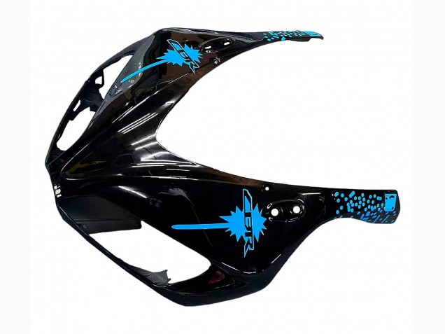 Honda CBR1000RR Motorrad Verkleidung 2006-2007 - Weiss Blau Glanzendes Schwarz