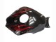 Honda CBR1000RR Motorrad Verkleidung 2008-2011 - Glanzendes Schwarz Rot Flamme