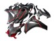 Honda CBR1000RR Motorrad Verkleidung 2008-2011 - Schwarzes Carbonfaser Rot