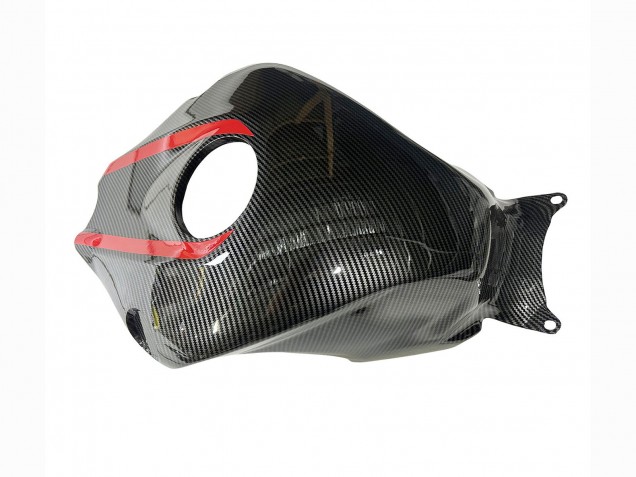 Honda CBR1000RR Motorrad Verkleidung 2008-2011 - Schwarzes Carbonfaser Rot