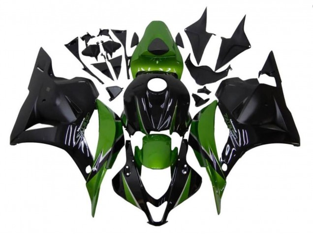 Honda CBR600RR Motorrad Verkleidung 2009-2012 - Schwarz Grun