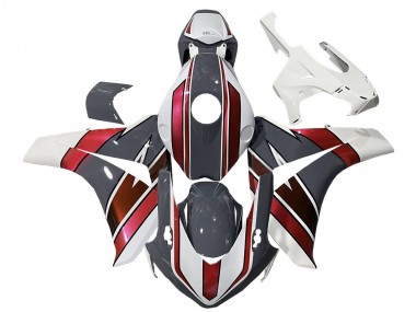 Honda CBR1000RR Motorrad Verkleidung 2008-2011 - Weiss Rot Grau