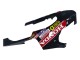 Honda CBR1000RR Motorrad Verkleidung 2008-2011 - Rot Weiss Glanzendes Schwarz Rennen