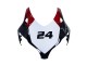 Honda CBR1000RR Motorrad Verkleidung 2008-2011 - Weiss Rot Glanzendes Schwarz Rennen 24