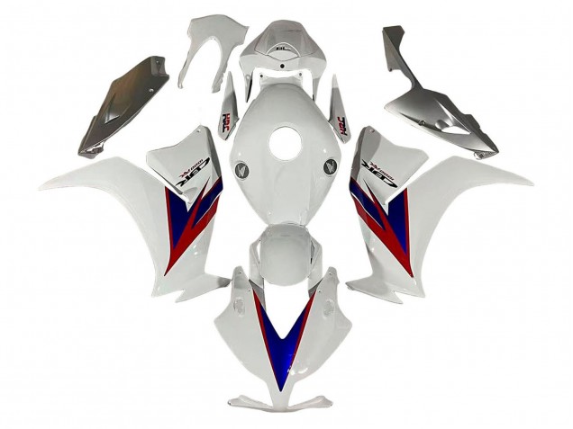 Honda CBR1000RR Motorrad Verkleidung 2012-2016 - Weiss Rot Blau HRC