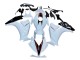 Honda CBR1000RR Motorrad Verkleidung 2012-2016 - Weiss Glanzendes Schwarz