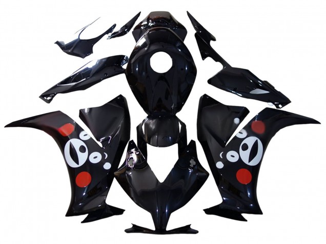 Honda CBR1000RR Motorrad Verkleidung 2012-2016 - Glanzendes Schwarz Bear