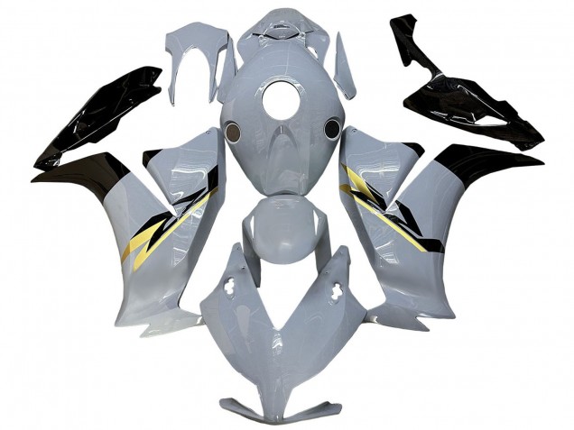 Honda CBR1000RR Motorrad Verkleidung 2012-2016 - Nardo Grau Gold Glanzendes Schwarz